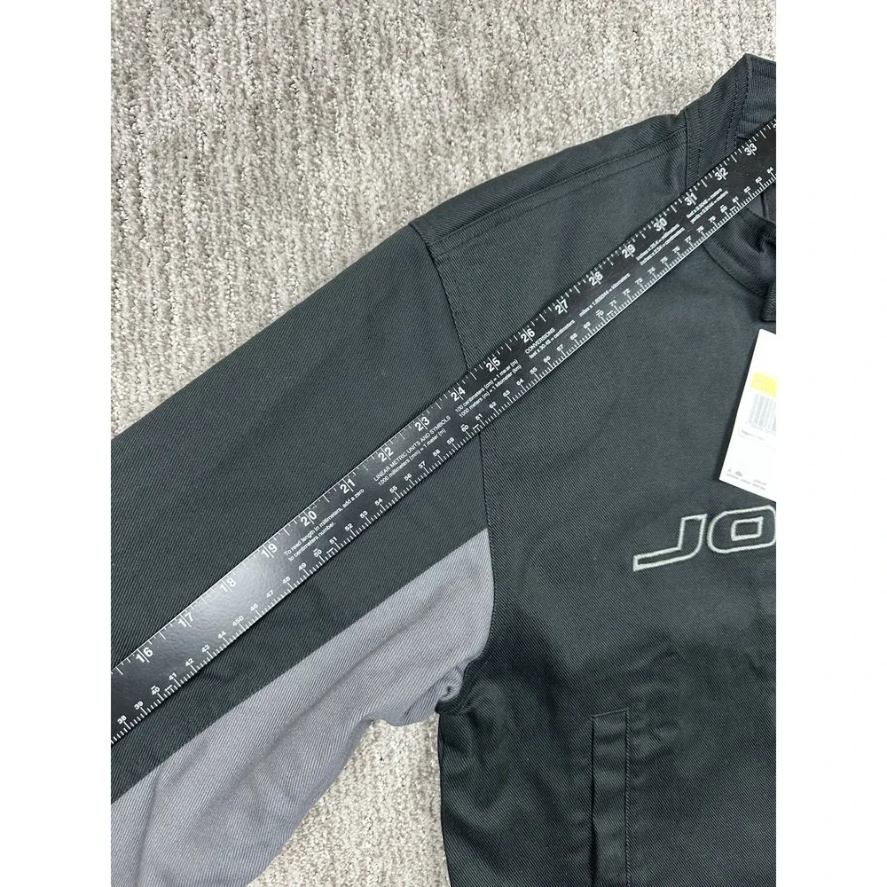 New Jordan Brooklyn Motorsport Jacket Black/Iron Grey HV1048-010 Men's Small